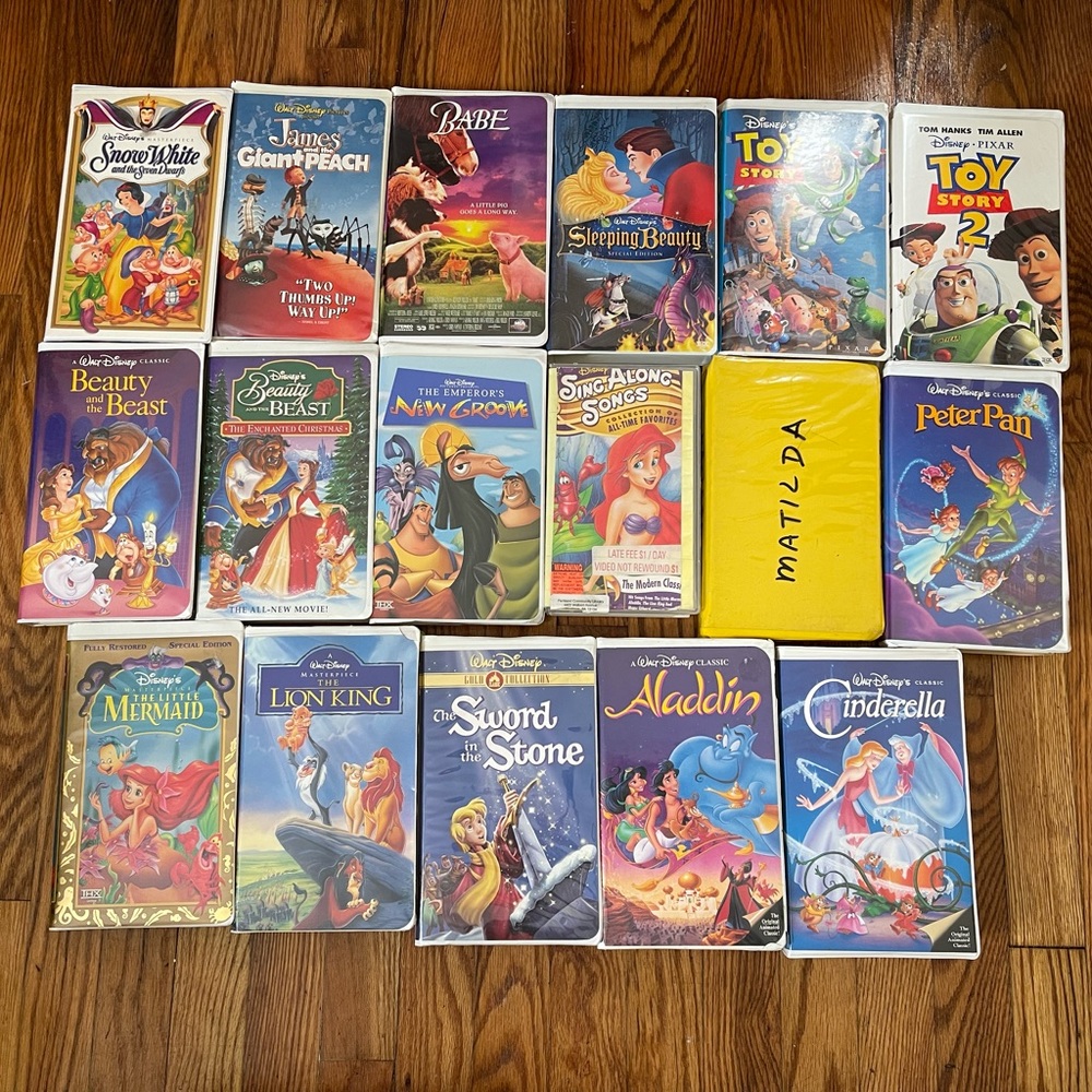 VHS Tapes Lot